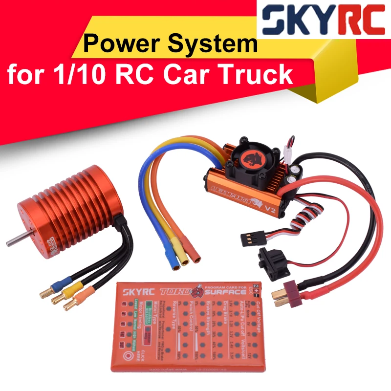 SKYRC Леопард бесщеточный двигатель 12 0 T 3300KV 60A ESC светодиодная карта для