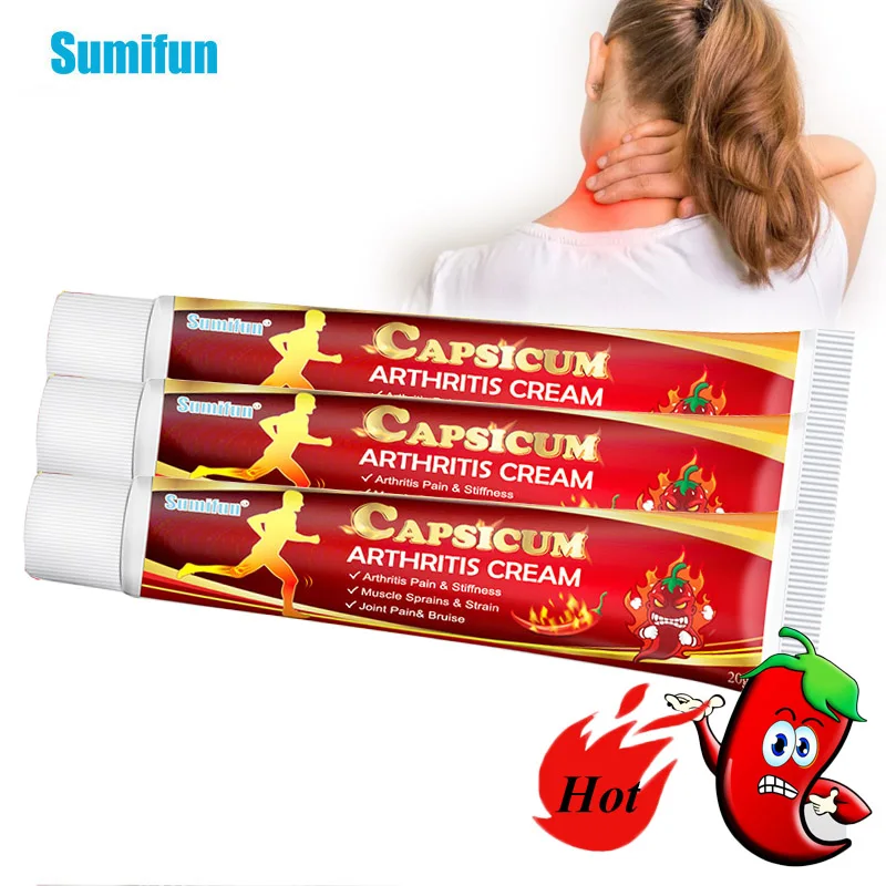 

1/2/3/5Pcs Sumifun Hot Sale Capsicum Arthritis Care Cream Knee Joint Muscle Pain Relief Ointment Rheumatism Ache Massage Plaster