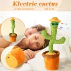Кактус, плюшевая игрушка, Электронная танцевальная игрушка с песней, плюшевый милый танцующий кактус для раннего детства, развивающая игрушка для детей