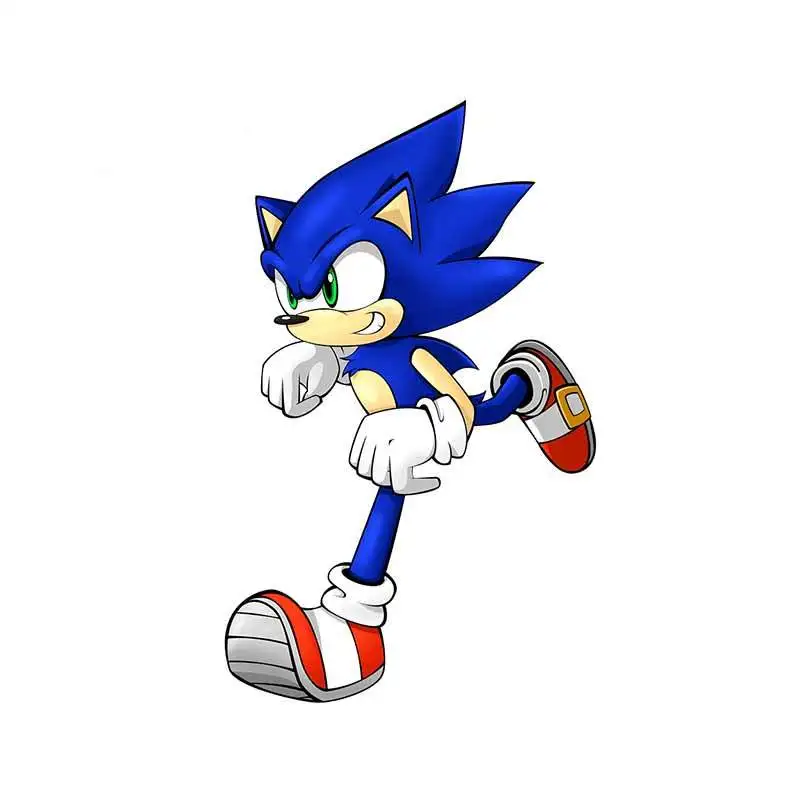 

Sonic The Hedgehog Creative Car Sticker DIY Anime Personality Vinyl Decal Occlusion Scratch KK Vinyl PVC JDM JEEP Deco Meterial