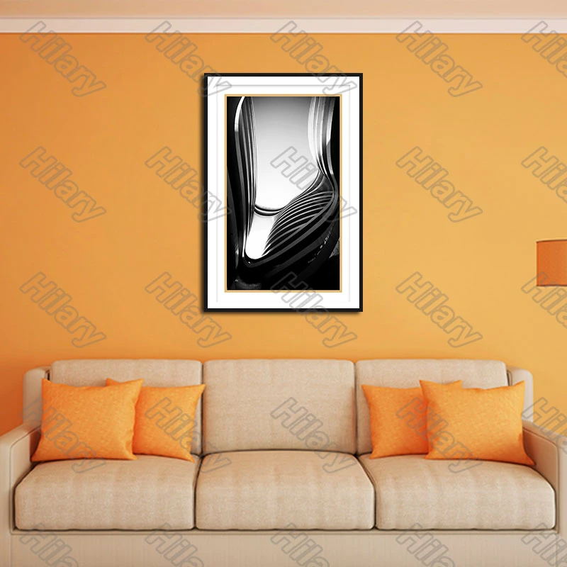 

Poster Abstract Building Structure Gray Canvas Painting and Prints Wall Art Pictures Decoration for Living Room Frameless 3Pcs