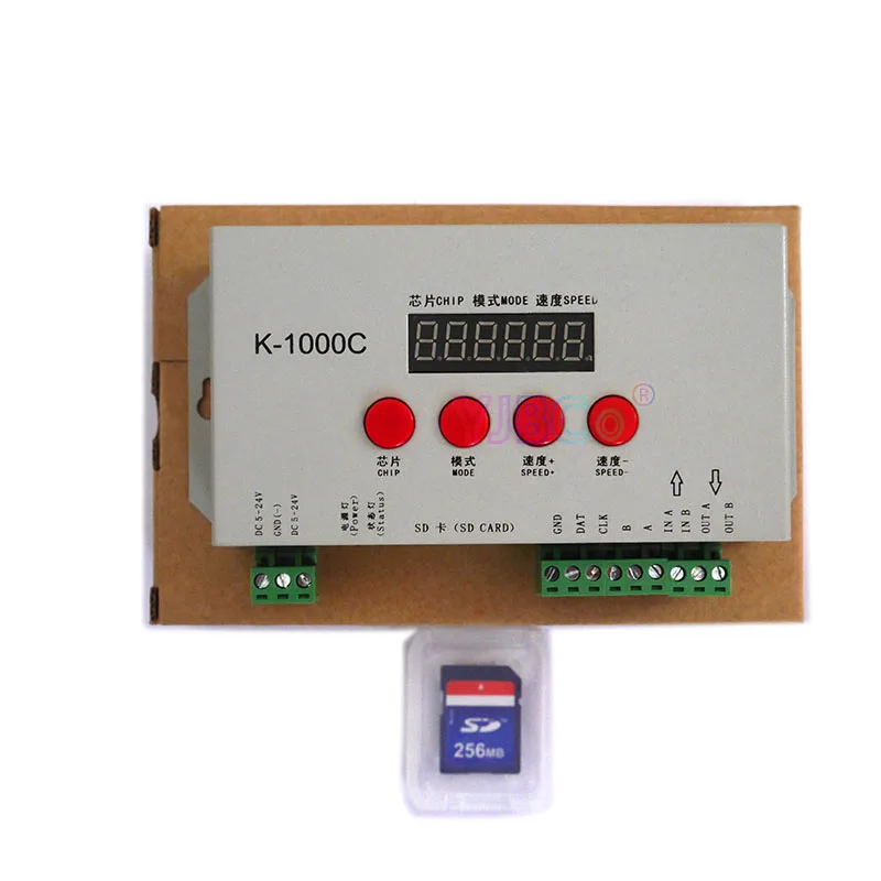 Лампа-контроллер светодиодной лампы K1000C WS2812B WS2811 APA102 T1000S WS2813 2048 пикселей | Лампы и
