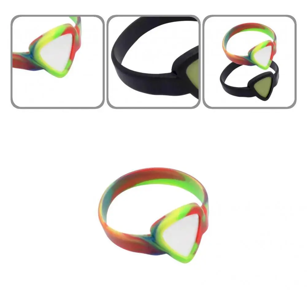 

Portable Versatile Quickly Use Guitar Convenient Pick Storage Bracelet Colorful Guitar Pick Skin-Friendly for Playing