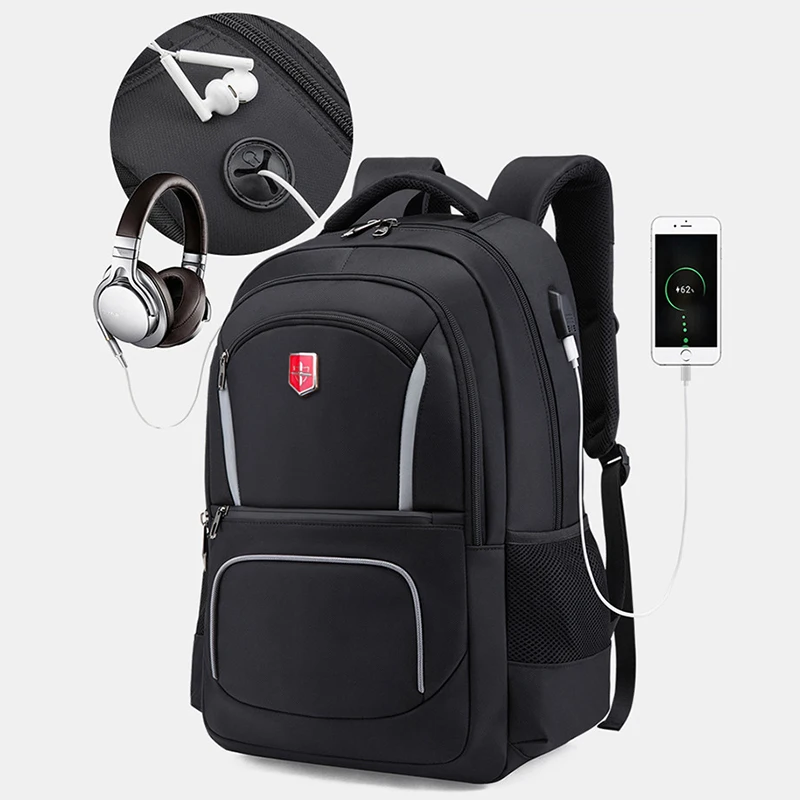 Водонепроницаемый брендовый рюкзак для ноутбука 15 6/17 дюймов мужской