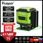 Напольный лазерный уровень Huepar, лазер с зеленым лучом и режимом переключения линий для укладки плитки, лазерный нивелир с квадратными пересекающимися линиями