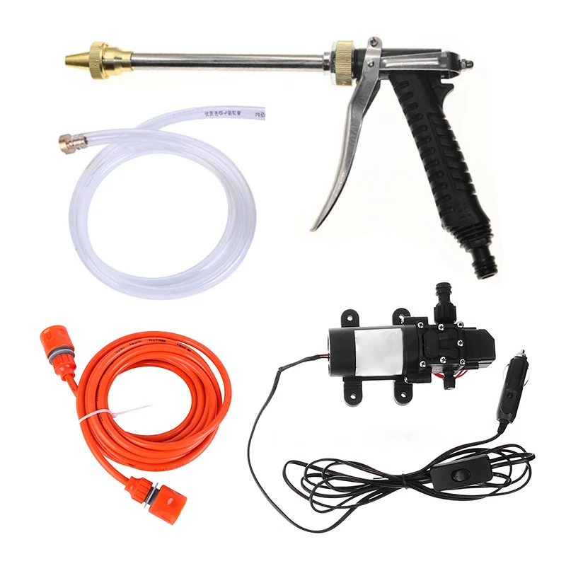 

Car Wash Pump 12V Car Washer Gun Pump High Pressure Car kit Portable Washing Machine Electric Cleaning Auto Device