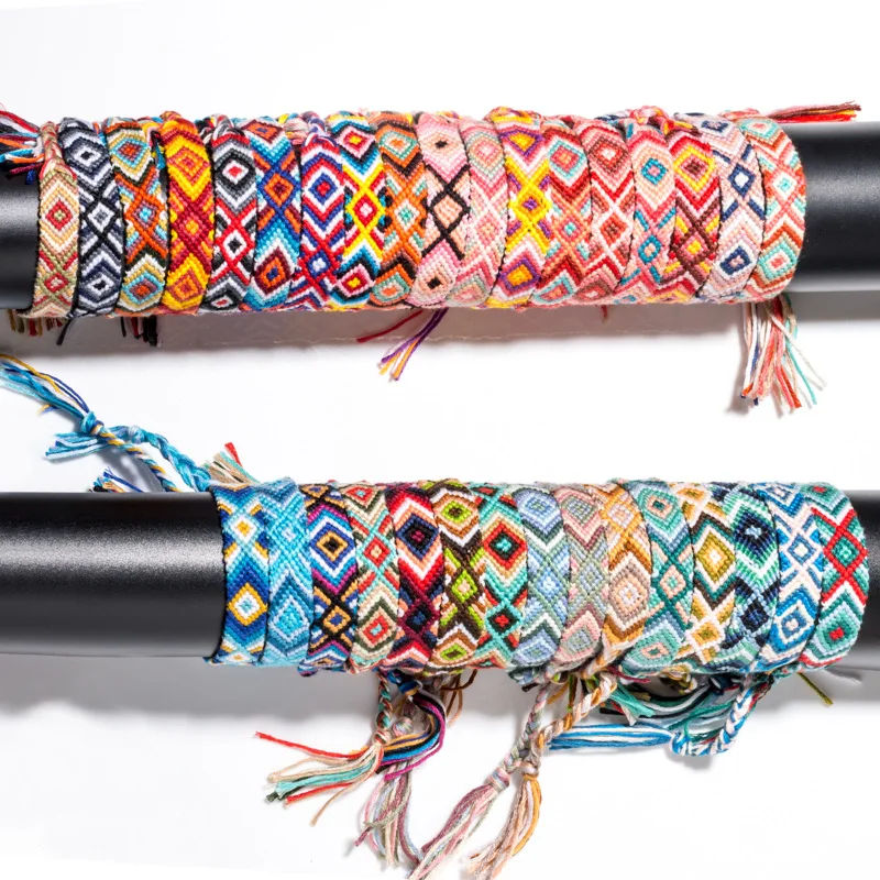 ABL036 33 цвета 15 мм ширина Непал красочные ручной работы хлопок геометрический