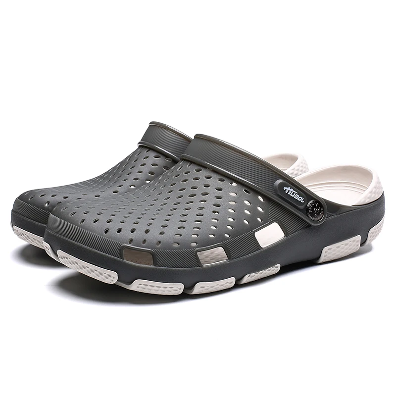 

Мужские летние сандалии, дышащие Нескользящие, повседневные пляжные шлепанцы, удобные и дышащие, 2020