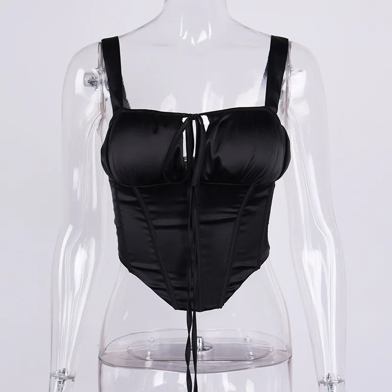 

2021 Summer New Women's Clothing Sexy Fashion Sexy Women's Clothing Pleated Lace Navel Sling Short Vest Top Women's Clothing