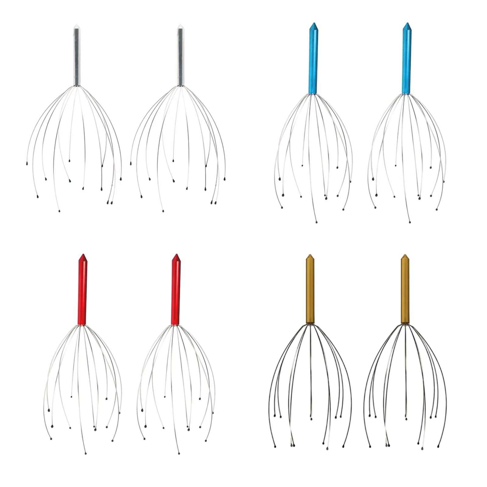 Массажер для расслабления головы шеи когтей снятия боли осьминог кожи