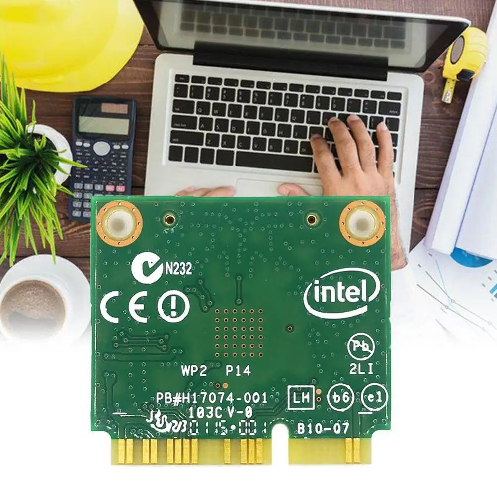 

Wireless Wifi Card Dual Band Intel 7260 NB 7260HMW 7260NB For Laptops Mini PCI-E 802.11N 300Mbps 2.4G P2E5