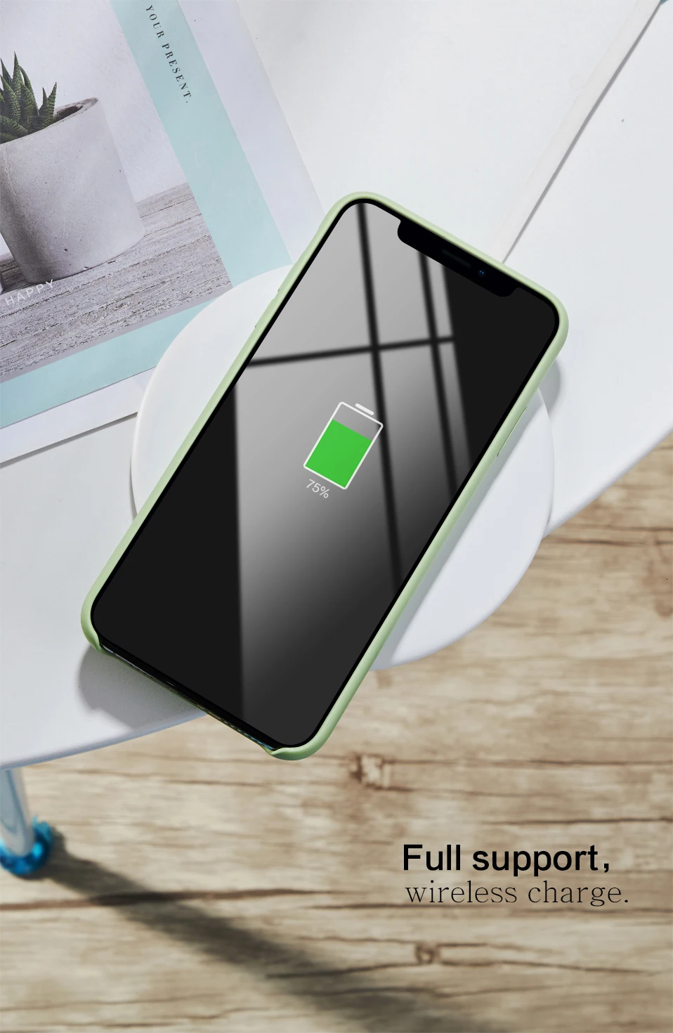 Силиконовый чехол для iPhone 11 Pro Max, однотонный жидкий силикон, бампер для iPhone XR XS 7 8 Plus Funda Coque