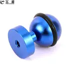 Адаптер с шаровой головкой, 1 дюйм, алюминиевый кронштейн для вспышки 14, 38, для GoPro Hero 5, 7, 8, аксессуары для экшн-камеры