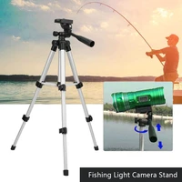 fish light tripod telescopic aluminum alloy abs night fishing holder light bracket rod support for night fishing camping