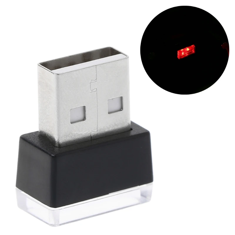 

Car Atmosphere Lights LED Mini USB Cigarette Decorative Lamp