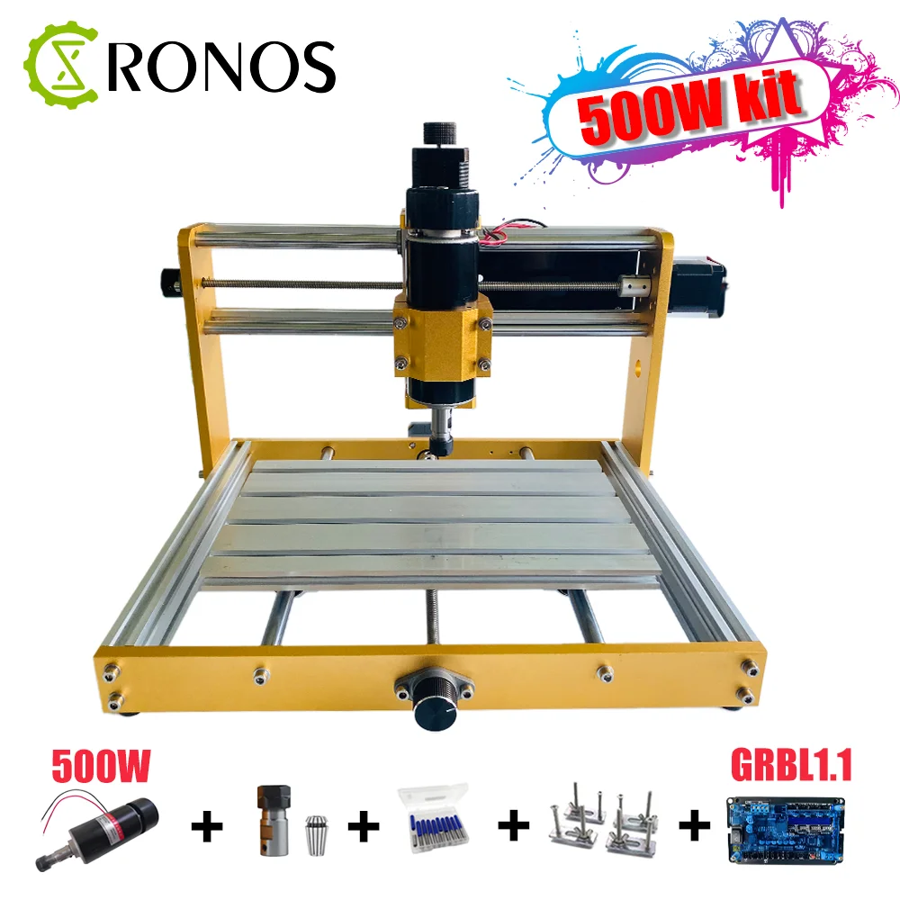 CNC 3018 update 3018plus Metal Frame Apply Nema17/23 Stepper 52mm Spindle CNC Wood Router,Pcb Milling Machine,Craved On Metal