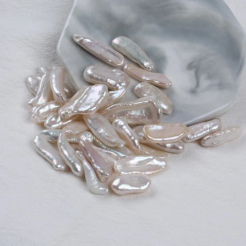 Оптовая продажа бусины Бива из натурального пресноводного жемчуга неправильной