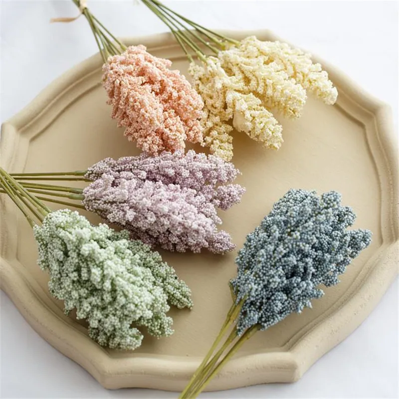 Недорогой искусственный цветок лаванды материал для дома свадьбы оптовая