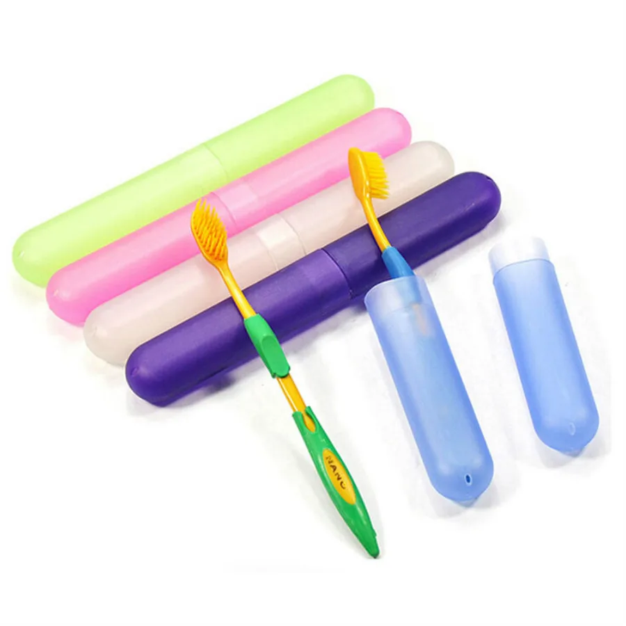 

Cute Portable Travel Toothbrush box Cover Outdoor Travel Hiking Camping Trip toothbrush storage washable toothbrush Box Tube