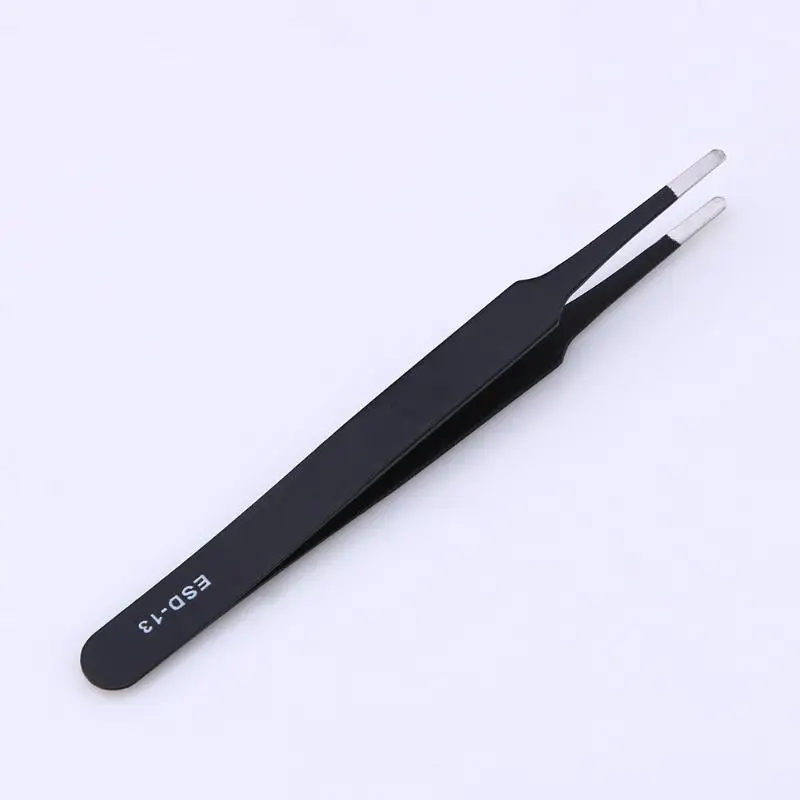 

6pcs Safe Stainless Steel Anti-static Tweezers Maintenance Tool Kits