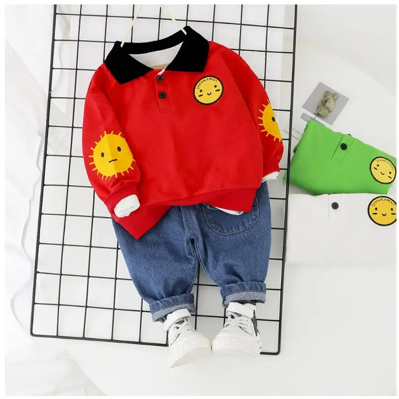 Комплекты одежды для маленьких мальчиков и девочек 2020 г. Весенние детские