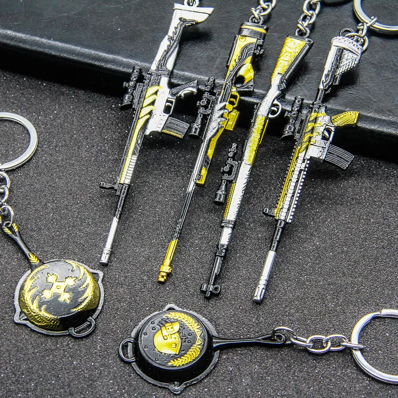 Новый PUBG брелок кулон Еда Курица игровой периферический пистолет оружие Модель