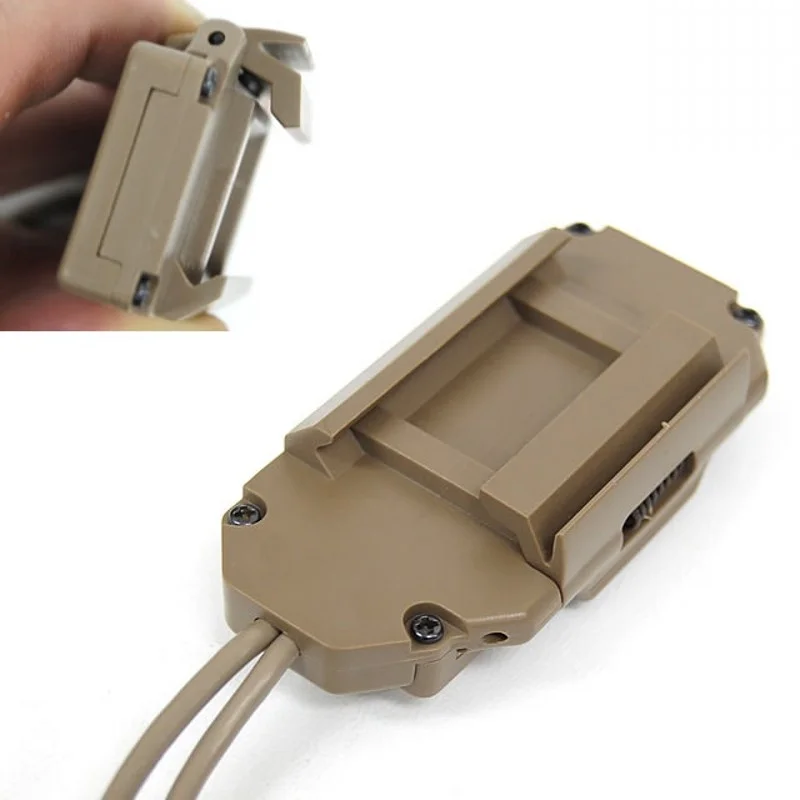 

Element Airsoft Double Remote Control Switch PEQ 16A M3X Tactical Flashlight Parts Weapon Gun Light Accessories EX177