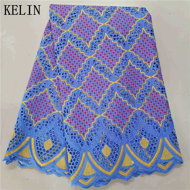 

Африканская швейцарская вуаль кружева в Швейцарии высокое качество африканская 100% сухая хлопчатобумажная кружевная ткань для нигерийског...