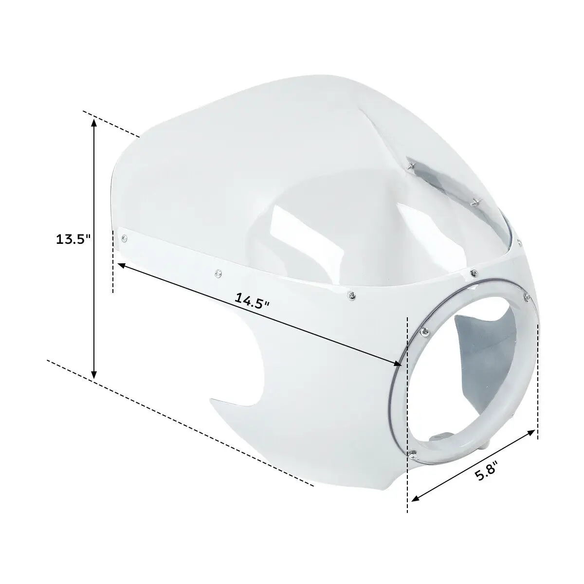 Мотоциклетная фара Cafe Racer 5 3/4 дюйма обтекатель ветровое стекло для Harley Sportster XL 883