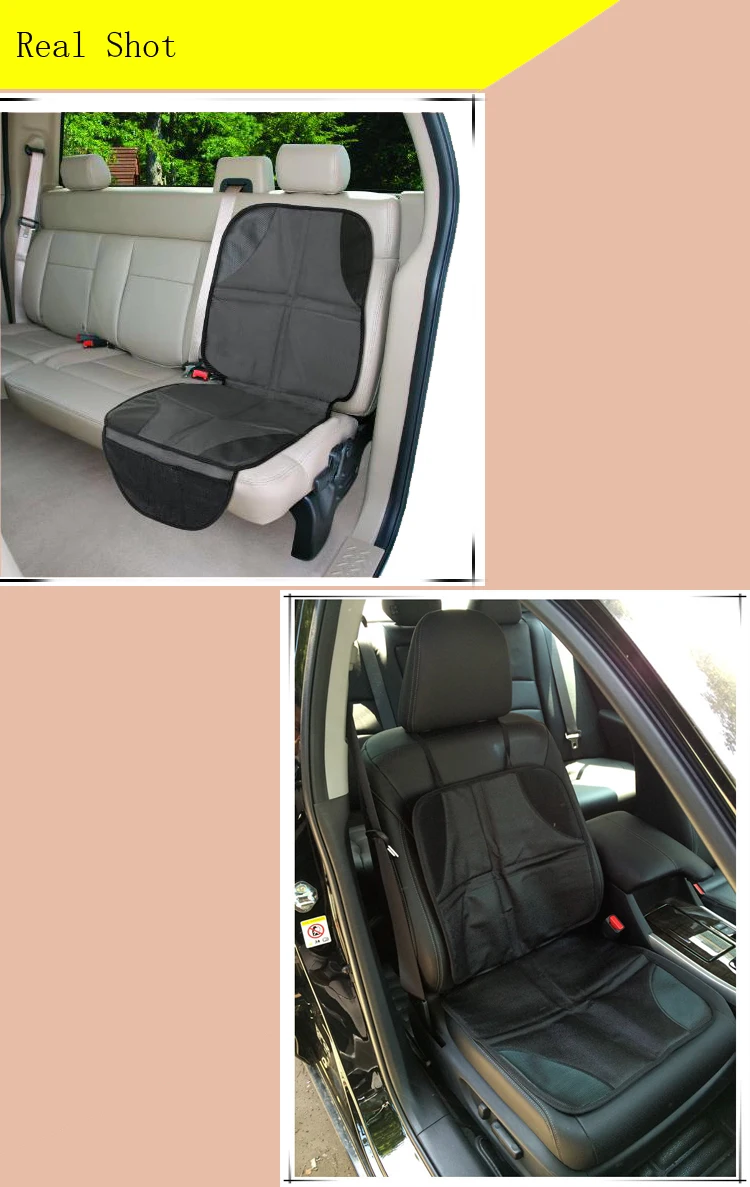 Новый чехол для автомобильного сиденья защитный коврик черный Легкая очистка