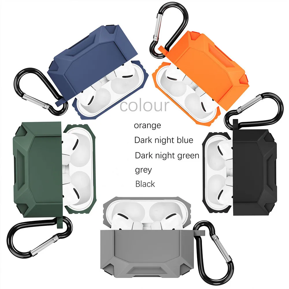 

Earphpone case For Airpods Pro 3 High quality drop resistance silicone with keychain case For Apple airpods pro 3 cases for boys