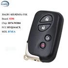 4 кнопки 314,35 МГц ID74 PCB 433,92 умный дистанционный ключ для Lexus CT200H RX350 RX450H заменить подлинный ключ MDL B74EA