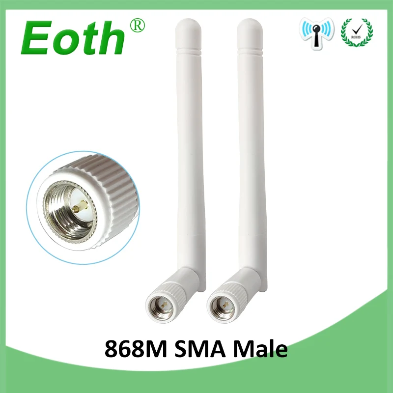 2 шт 868 МГц 915 МГц антенна 3dbi SMA разъем GSM 868 МГц 915 МГц антенна LoRa антенна Lorawan антенна для водомера