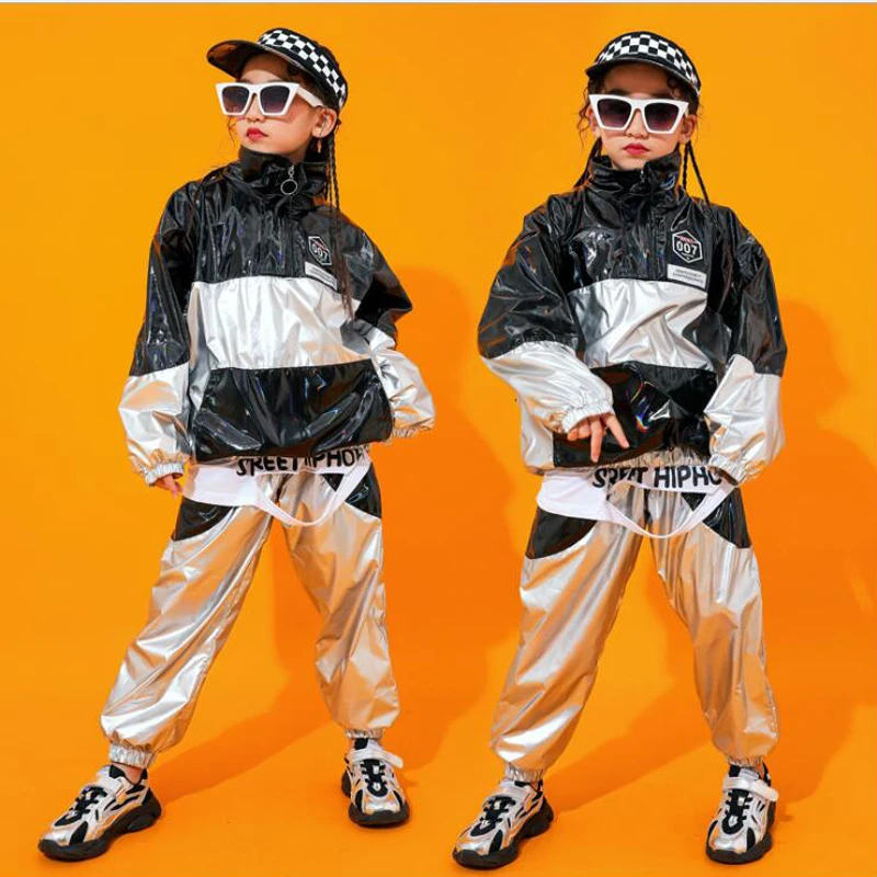 Детская крутая одежда с пайетками в стиле хип хоп свитер высоким воротом топ