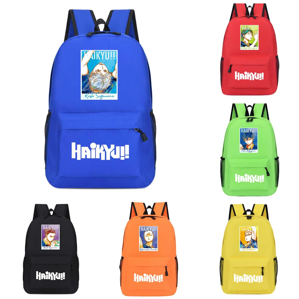 Mochila аниме косплей сумка с принтом Haikyuu рюкзак для мужчин женщин мужчин