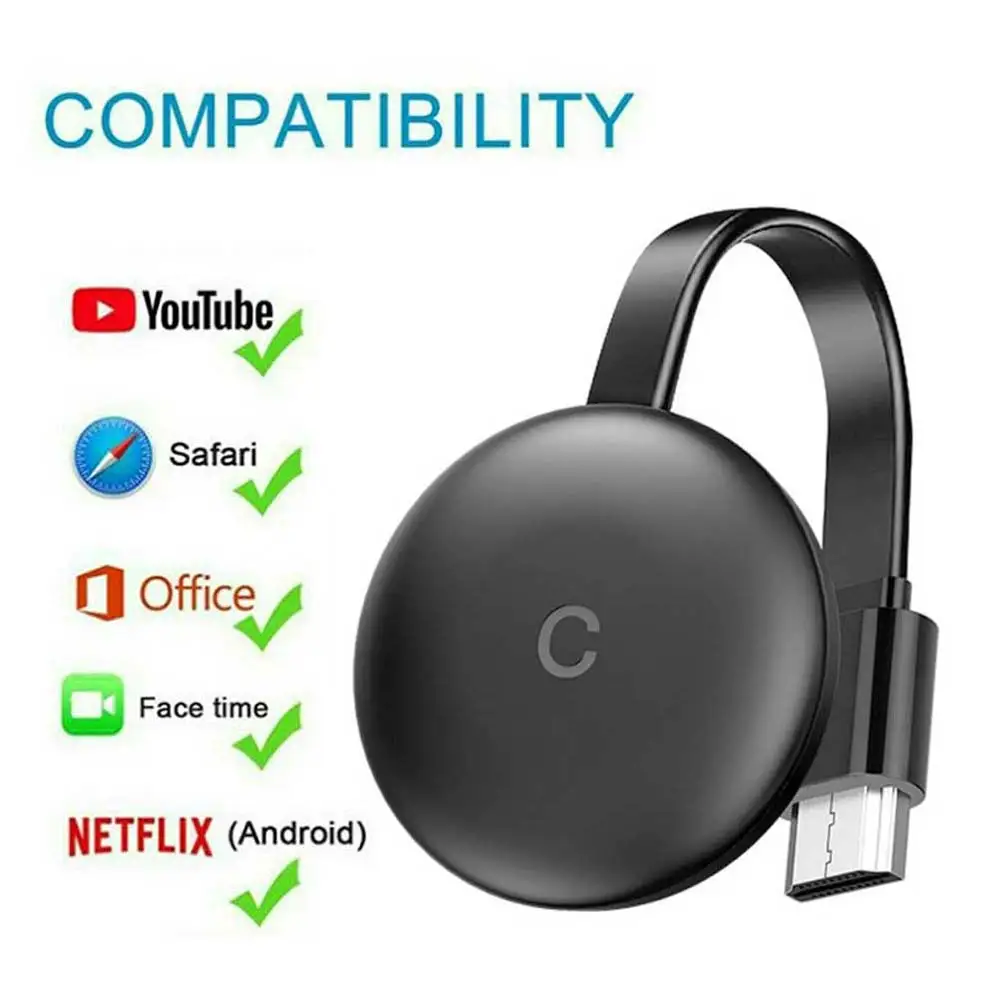 Для Chromecast 3-го поколения 1080P HDMI Цифровой Видео Медиа ТВ стример |