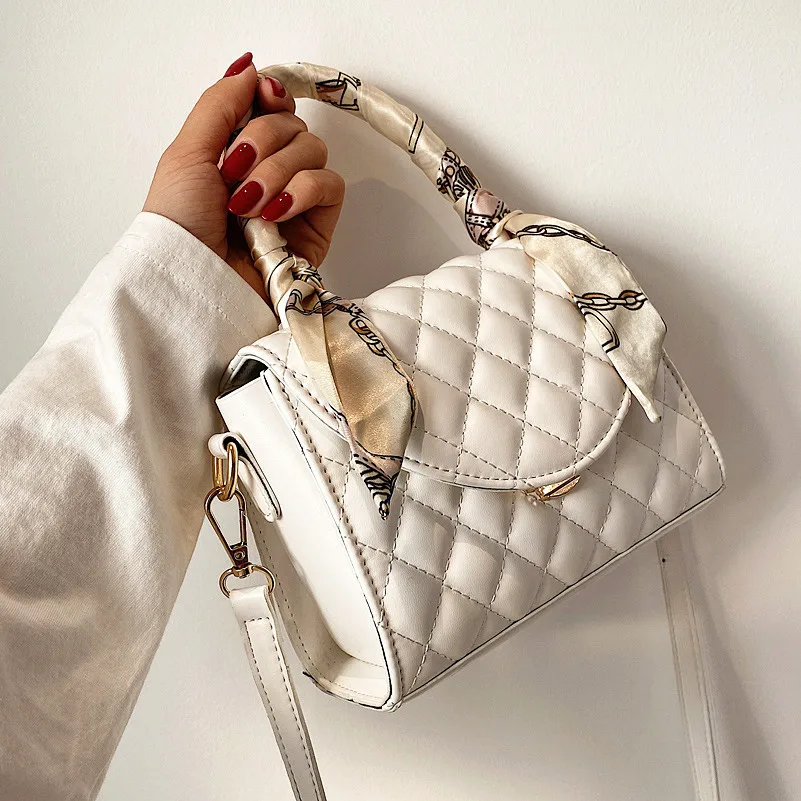 

High Sense of Rhombus Bag Female2021new Trendy Fashion Ladies All-match Western-style Single-shoulder Messenger Small Square Bag
