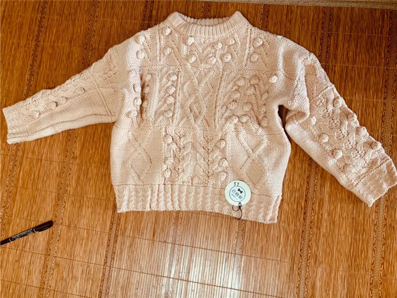 size -5T Кардиган для маленьких девочек; вязаные свитера с милым сердечком для малышей; Верхняя одежда; Детские свитера с круглым вырезом для девочек - Цвет: size -5T