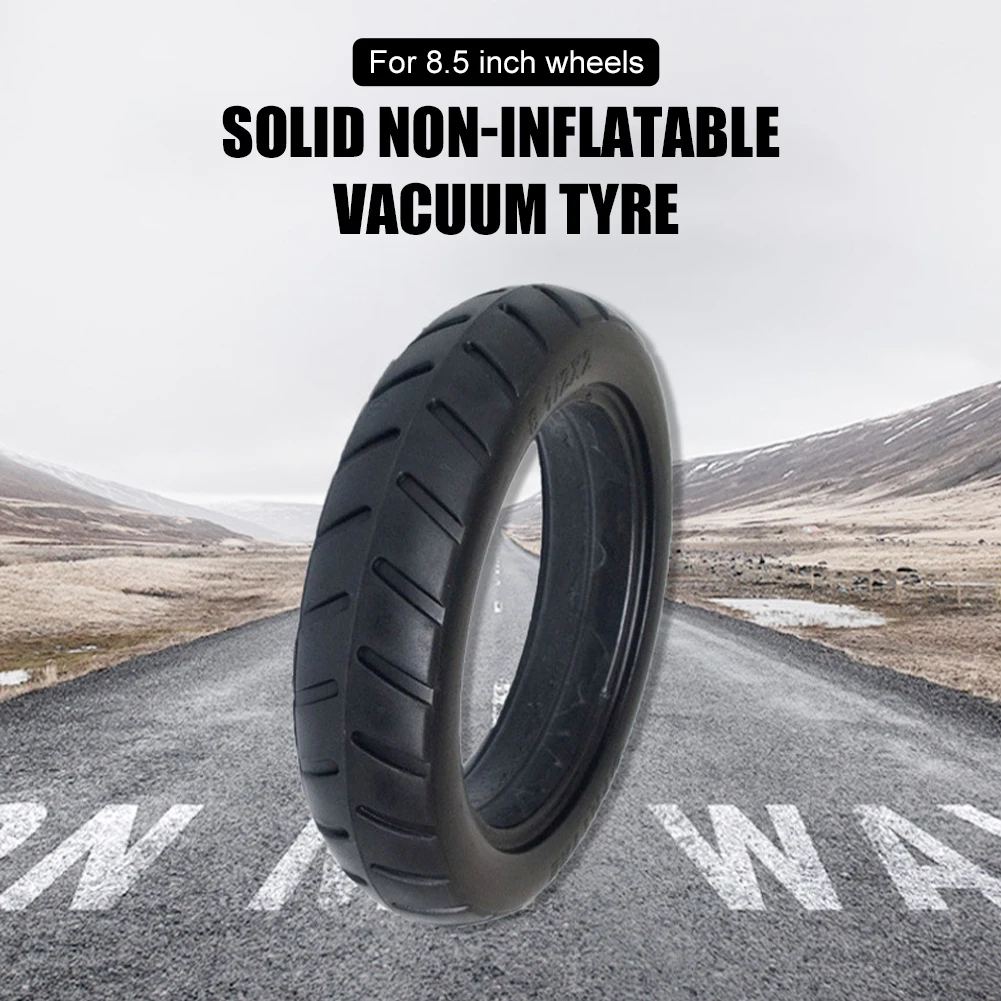 

8.5" Solid Tire for Xiaomi M365/Pro Electric Scooter Anti-Shock Wear-Resistant Electric Scooter Rubber Wheel Tire Replacement