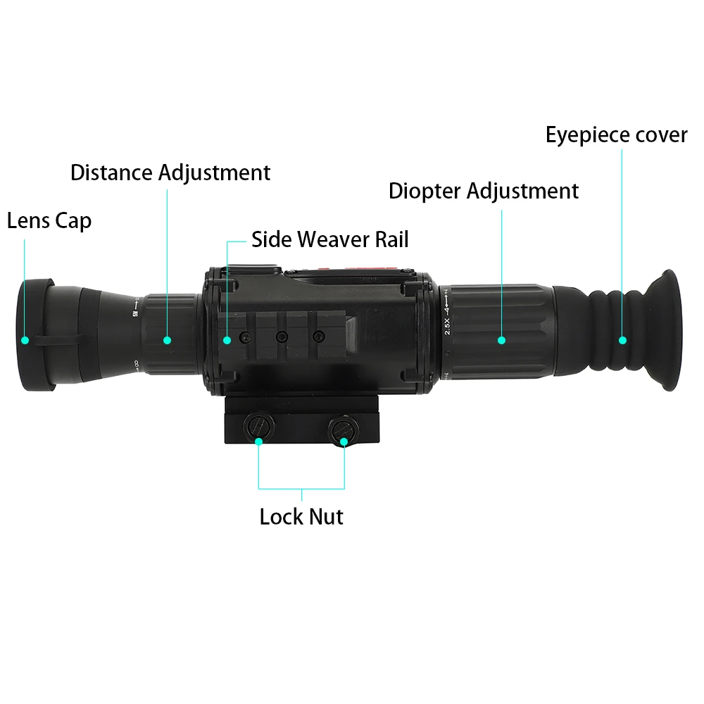 Цифровой прицел ohhunt с ночным видением видеорегистратор GPS Wi Fi компас HDMI ИК