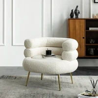 silla de lujo con pedal de acero inoxidable para sala de estar sill%c3%b3n n%c3%b3rdico de un solo asiento minimalista moderno para
