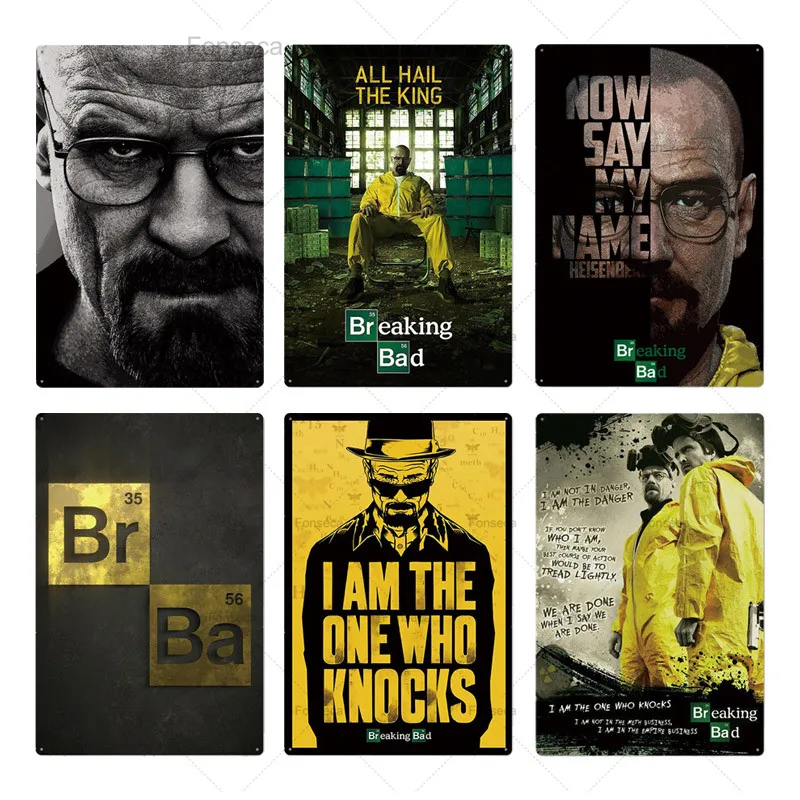 Металлический постер Breaking Bad металлическая винтажная настенная пластина