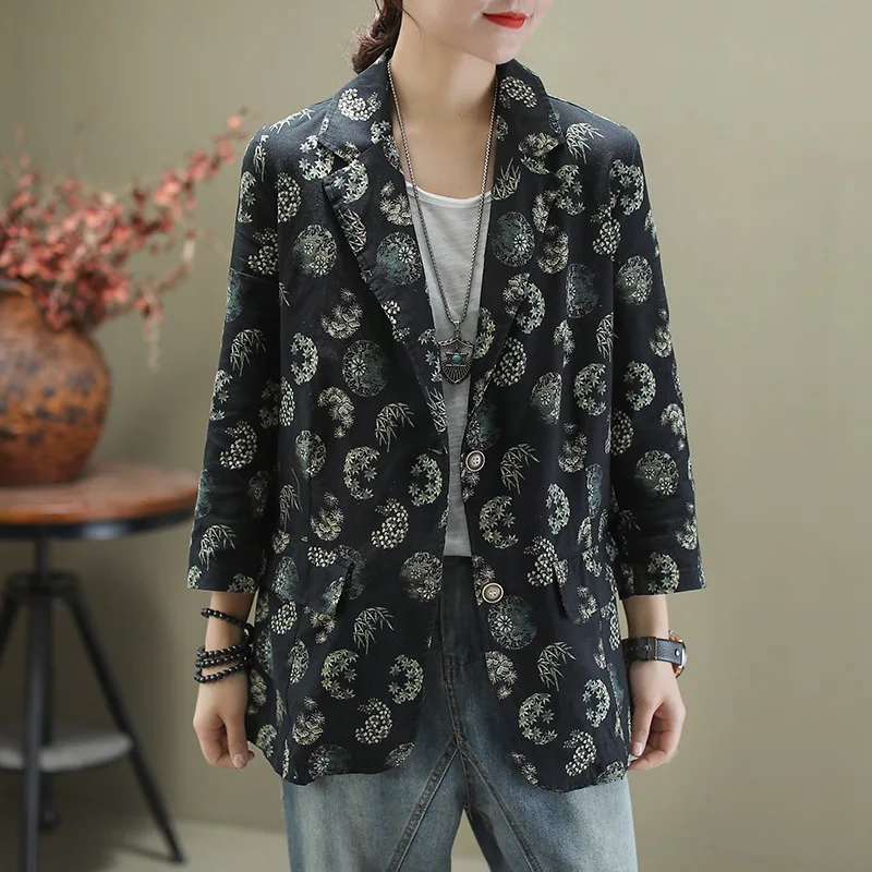 2020 весенние куртки женские Ретро Свободные повседневные универсальное пальто