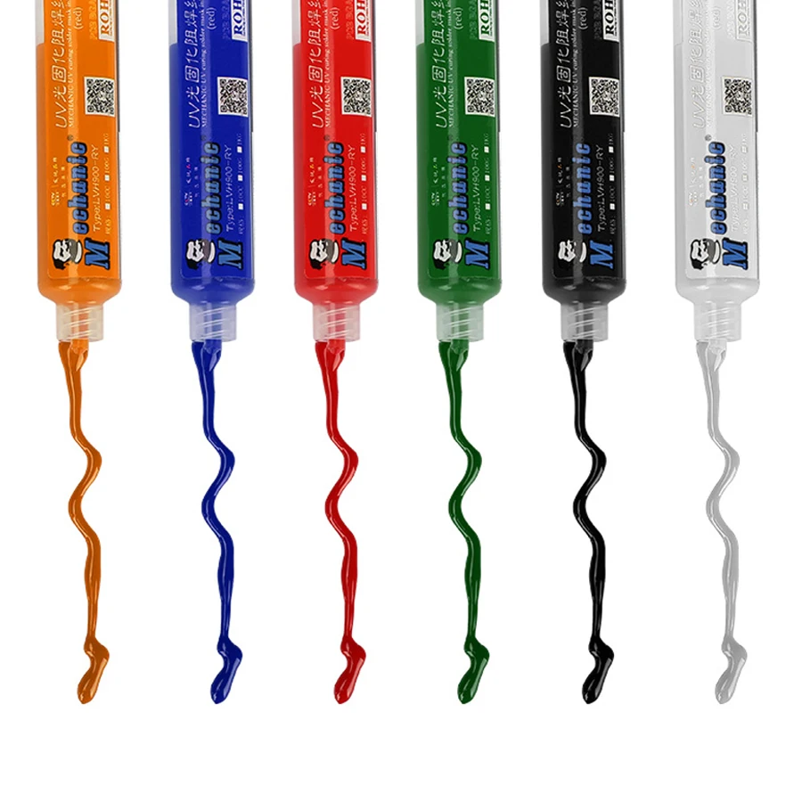 6 шт. Механическая УФ-паяльная маска BGA печатная плата краска предотвращает пайку