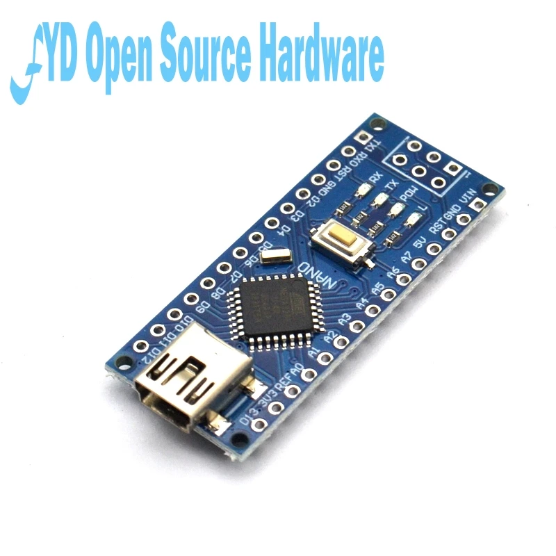 1 шт. мини USB с Загрузчиком Nano 3 0 контроллер совместим arduino CH340 драйверами 16 МГц NANO