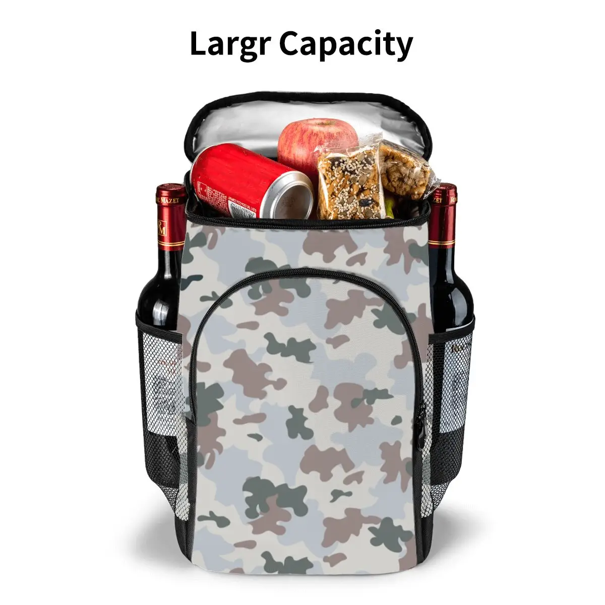 ohmelody camoflage insulation cooler backpack lunch bags for picnic party hiking camping beach diaper bags for mommy and baby free global shipping