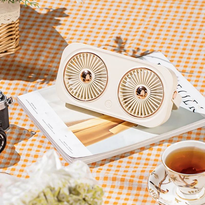 

Cooling Fan USB Fold Fan Portable Small Air Cooler Charging Household Electrical Appliances Desk Fan