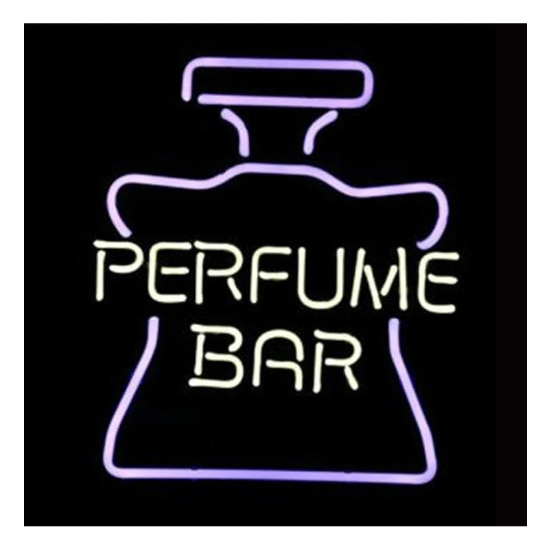 Флакон для духов розовый неоновый знак настоящие стеклянные трубки ручной