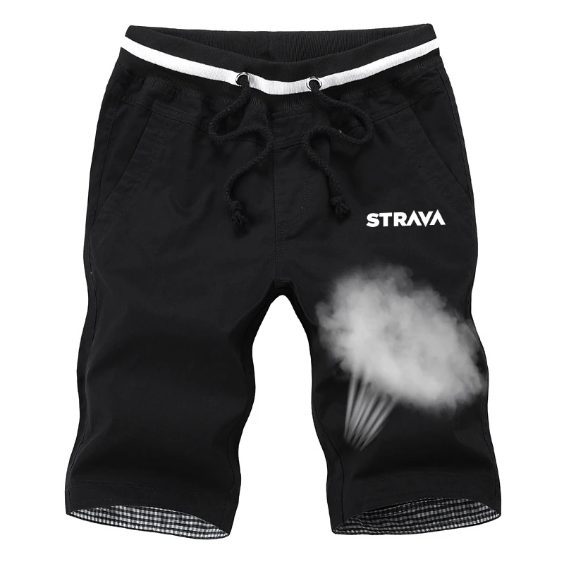 

STRAVA Summer Men Cycling Shorts Casual Sports Cotton Elastic Waist Mountain Bike Pants Men Mtb Bike Shorts Jogging Beach Shorts