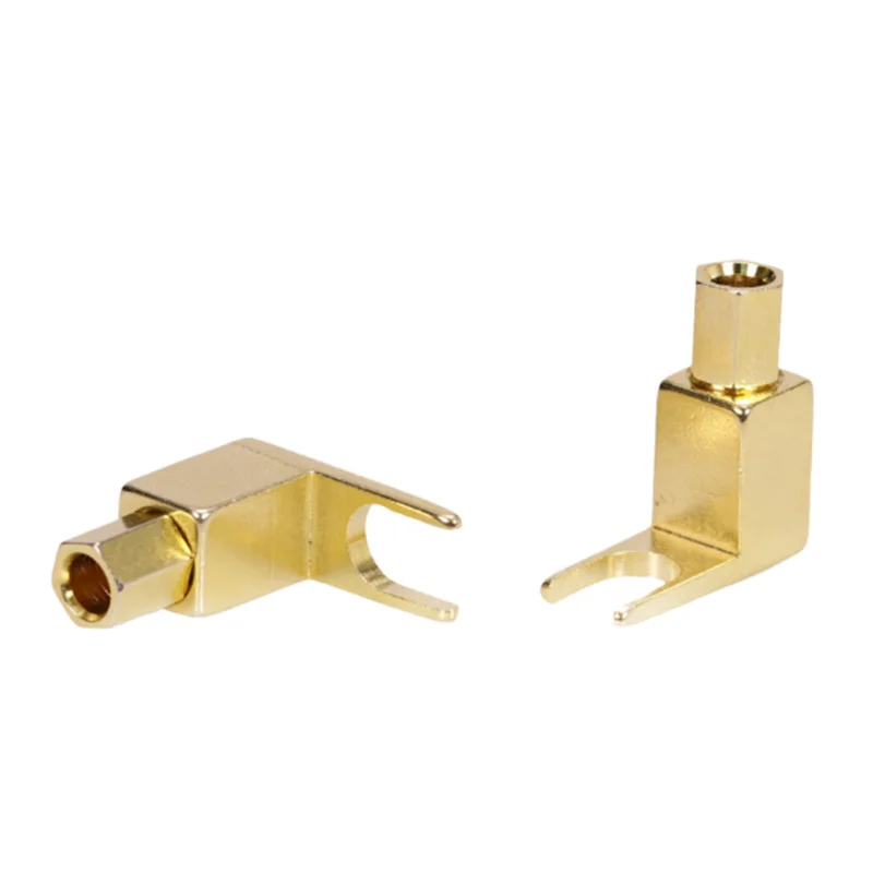 8 pcs total Hi-end Banana to Spade Adapter Plug/Speaker Cable Connector [Wy-yp01-8/Spade De L/8] | Электроника